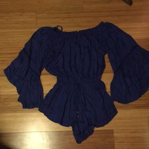 Navy blue romper🔥